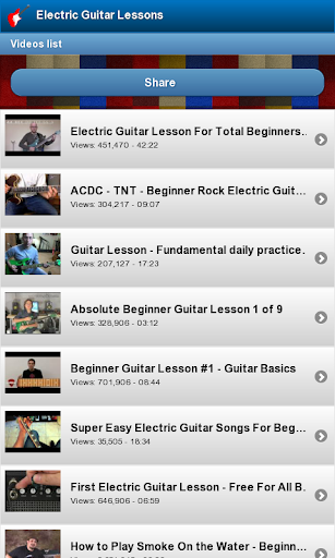 【免費教育App】Electric Guitar Lessons-APP點子