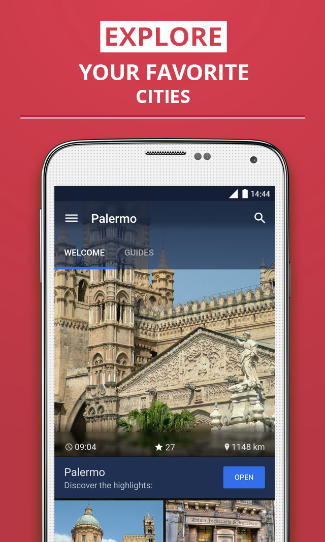 Android application Palermo Premium Guide screenshort