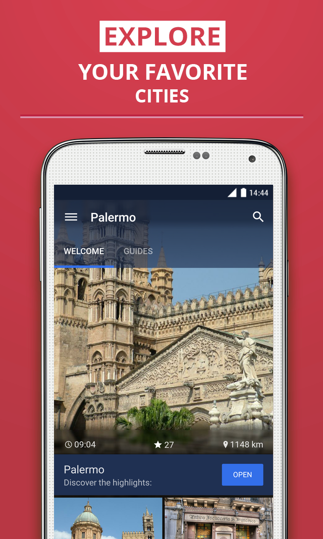 Palermo Premium Guide Screen 1