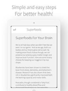 Superfoods - Nutrition Health Screenshots 2