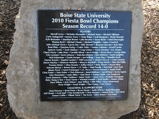 Boise State 2010 Fiesta Bowl Champions
