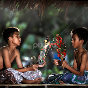 wayang by Mohd Helmie Wahab - Babies & Children Children Candids
