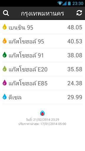 【免費生活App】Oil Price (ราคาน้ำมัน)-APP點子