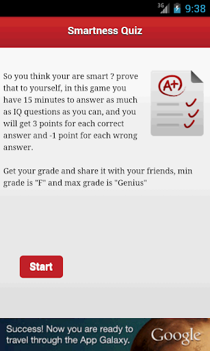 Smartness IQ Test