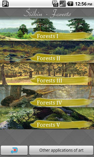 Šiškin's Forests Art Wallpaper