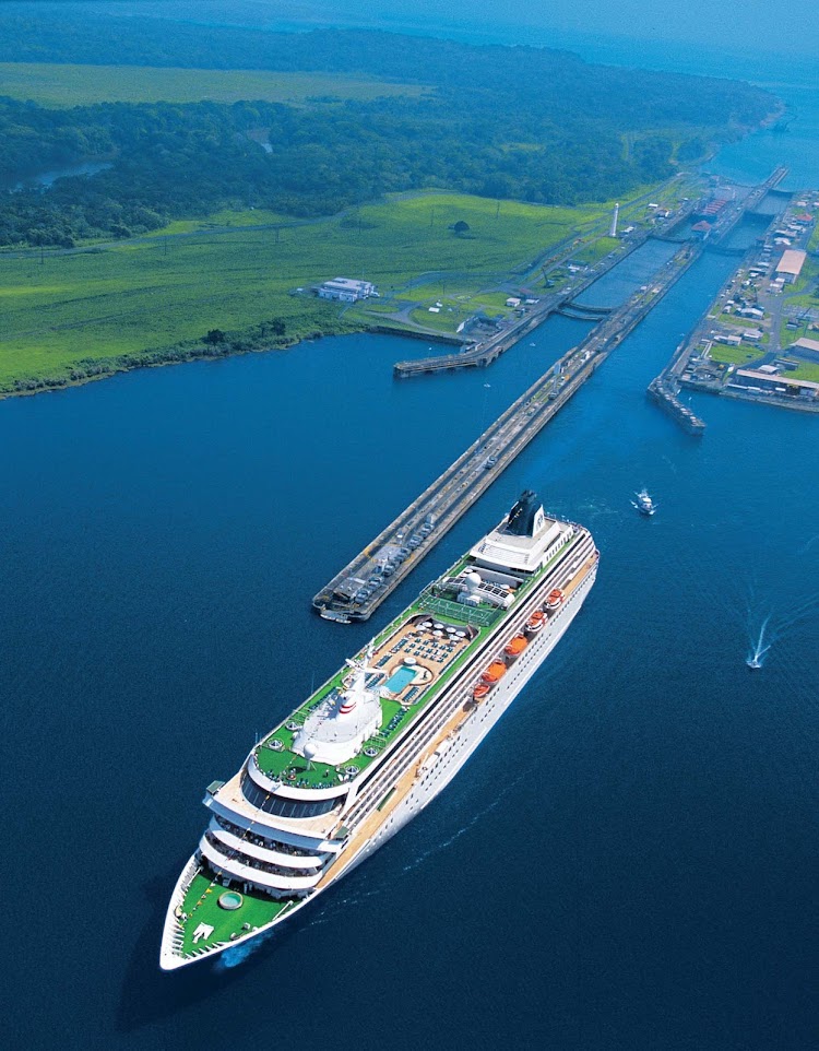 Crystal Symphony will take you through the Panama Canal, one of the seven wonders of the modern world.