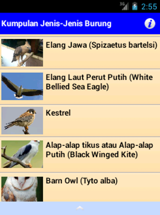 【免費書籍App】Jenis-jenis Burung-APP點子