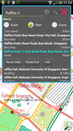 Singapore offline map