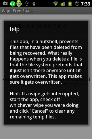 【免費工具App】Wipe Free Space: Internal + SD-APP點子