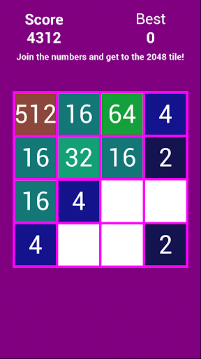 2048 Purple - Puzzle Free Game