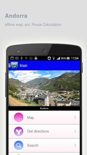 Andorra Map offline