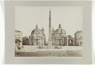 Piazza del Popolo en drie straten, Rome