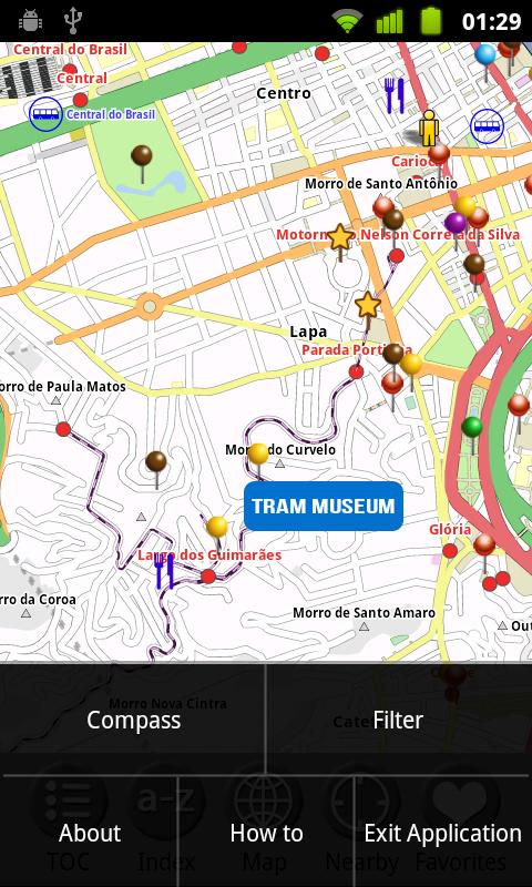 Rio de Janeiro - Guide &amp; Map Screen 2