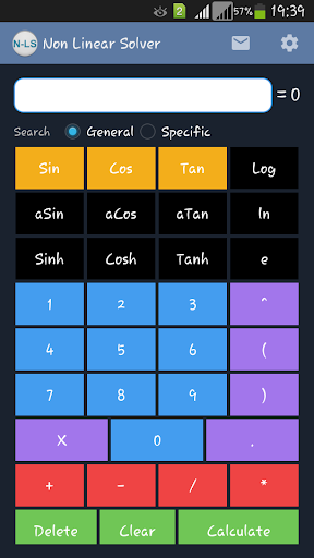 Non Linear Solver Free