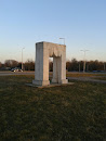 Concrete Monument at Entrance of Amstelveen