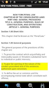 Free Download New York Penal Code FREE APK for Android