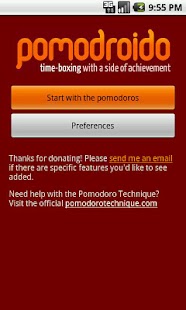 Pomodroido: A Pomodoro Timer