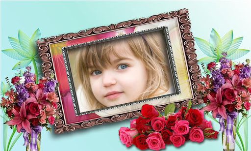 Flower photo frames