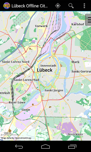 Lübeck Offline City Map