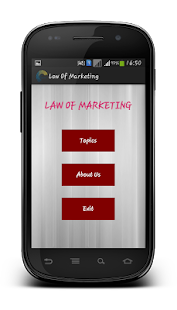 Law of Marketing Screenshots 1