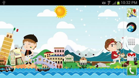 Cute Little World LWP Free Screenshots 4
