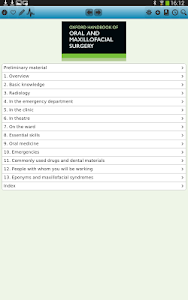 Screenshot Oxford Handbook Oral& Maxill S v2.3.1