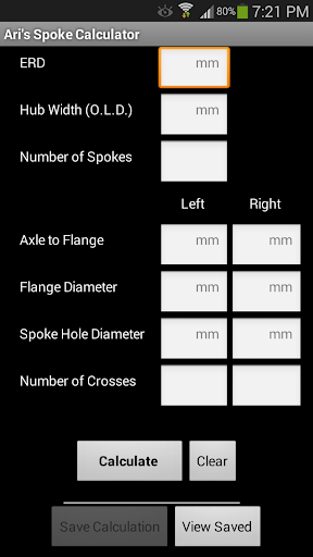 Ari's Spoke Calculator