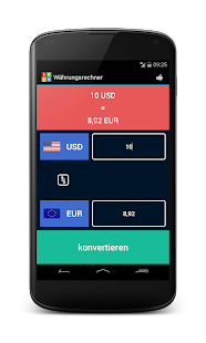 Währungsumrechner Screen 2