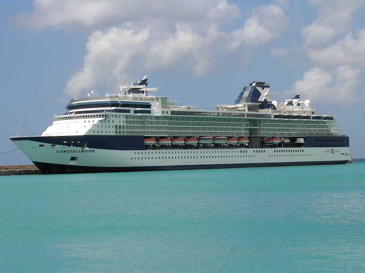 Celebrity Constellation in Barbados.