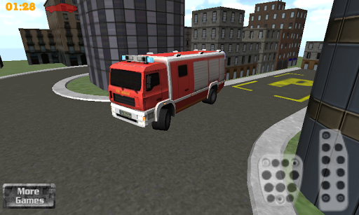 3D Firefighter Parking