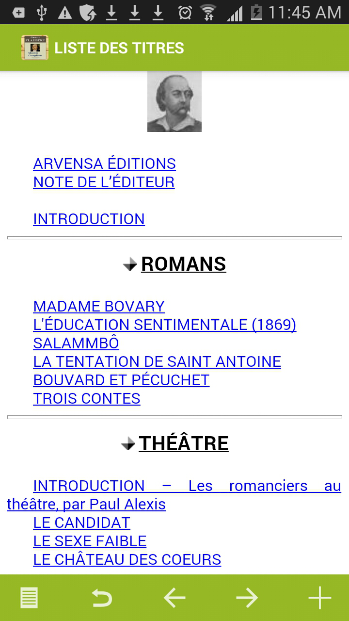 Flaubert : Oeuvres complètes Screen 1