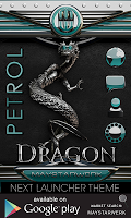 Dragon Clock Widget petrol APK Screenshot Thumbnail #5