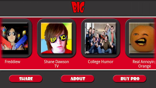 BIG Entertainer Lite Android app Screenshot 2