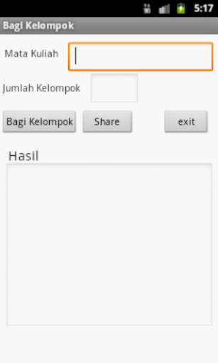 bagi kelompok