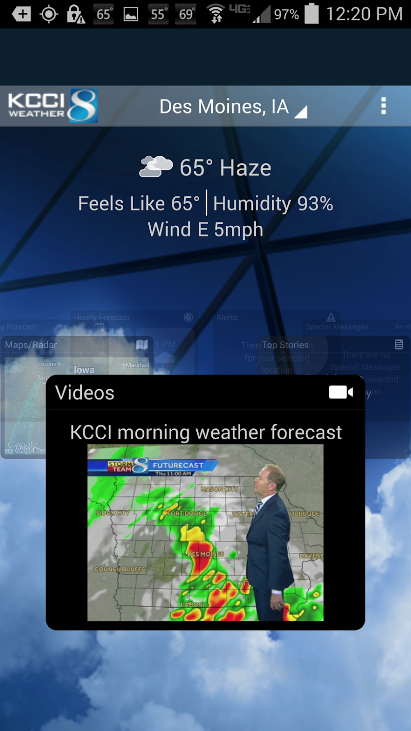 KCCI 8 Weather Screen 2