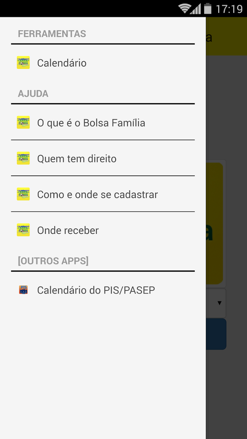 Calendário do Bolsa Família Screen 2