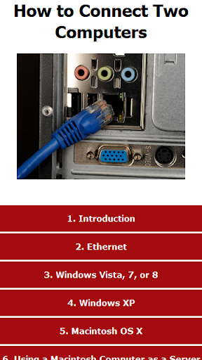 How to Connect Two Computers