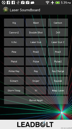 Laser Soundboard