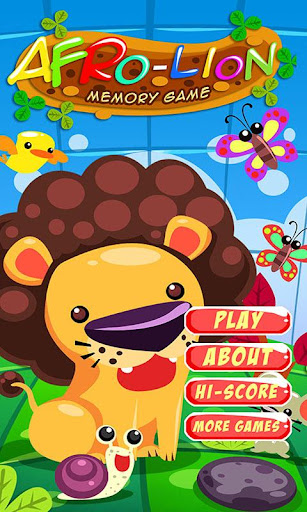 Afro lion Memory Game