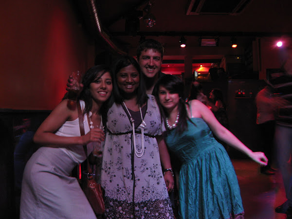 Random British friends and I in a club in Madrid.