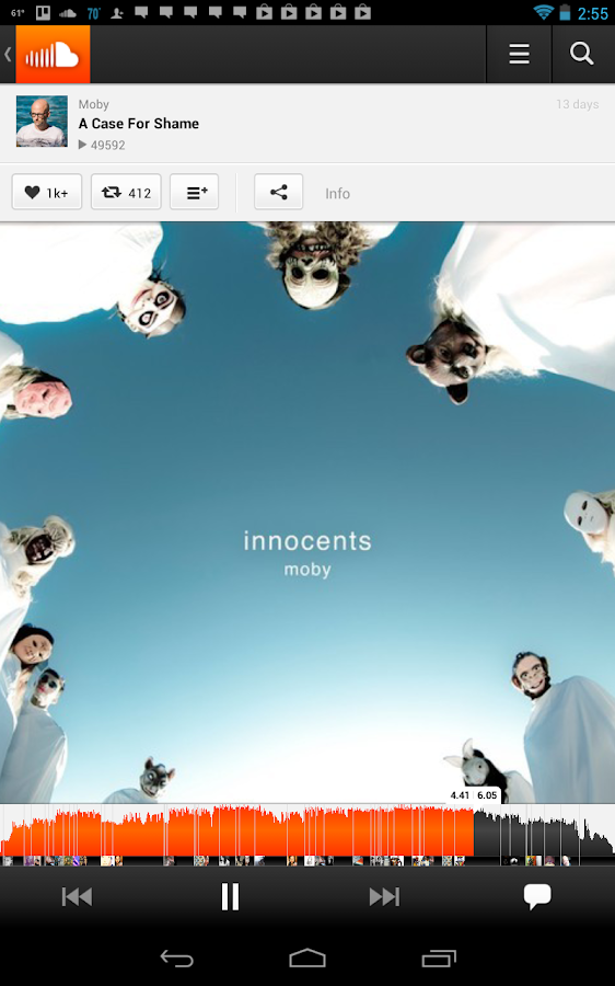 SoundCloud - Música e áudio - screenshot