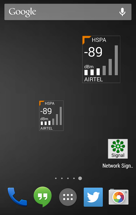 Network Signal Strength screenshot