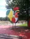 Rooster Sculpture 