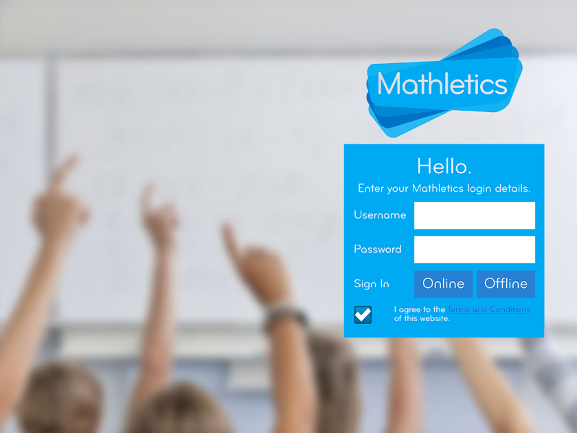 Mathletics Student Screen 1