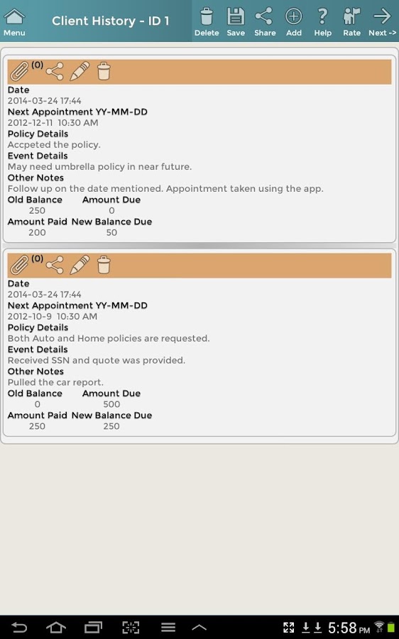 Insurance Agent ON GO - screenshot