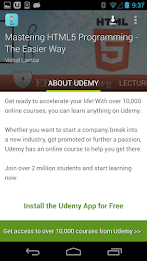 Mastering HTML5 - Udemy Course poster 6