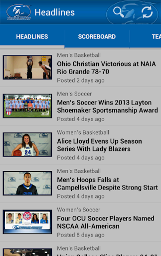 Ohio Christian Athletics