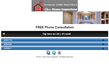 OPEN HOUSE INSPECTIONS poster 1