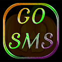 Go SMS Metallic Halloween logo