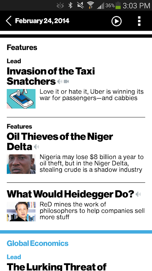    Bloomberg Businessweek+- screenshot  